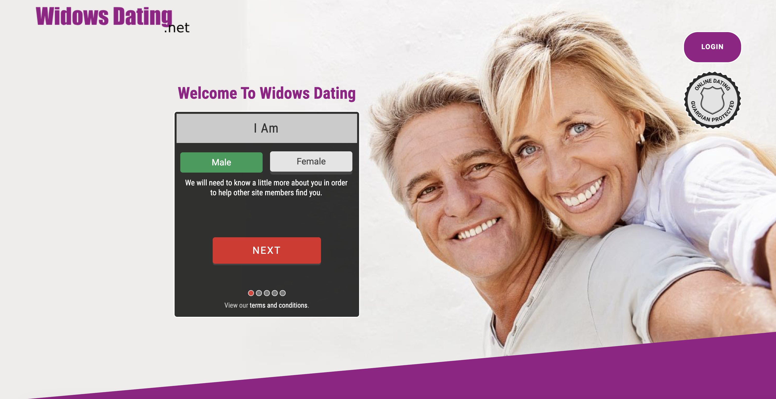 Widows Dating screenshot